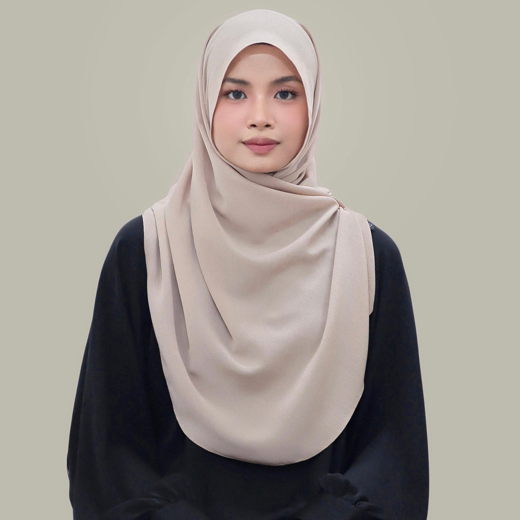 nude brown shawl